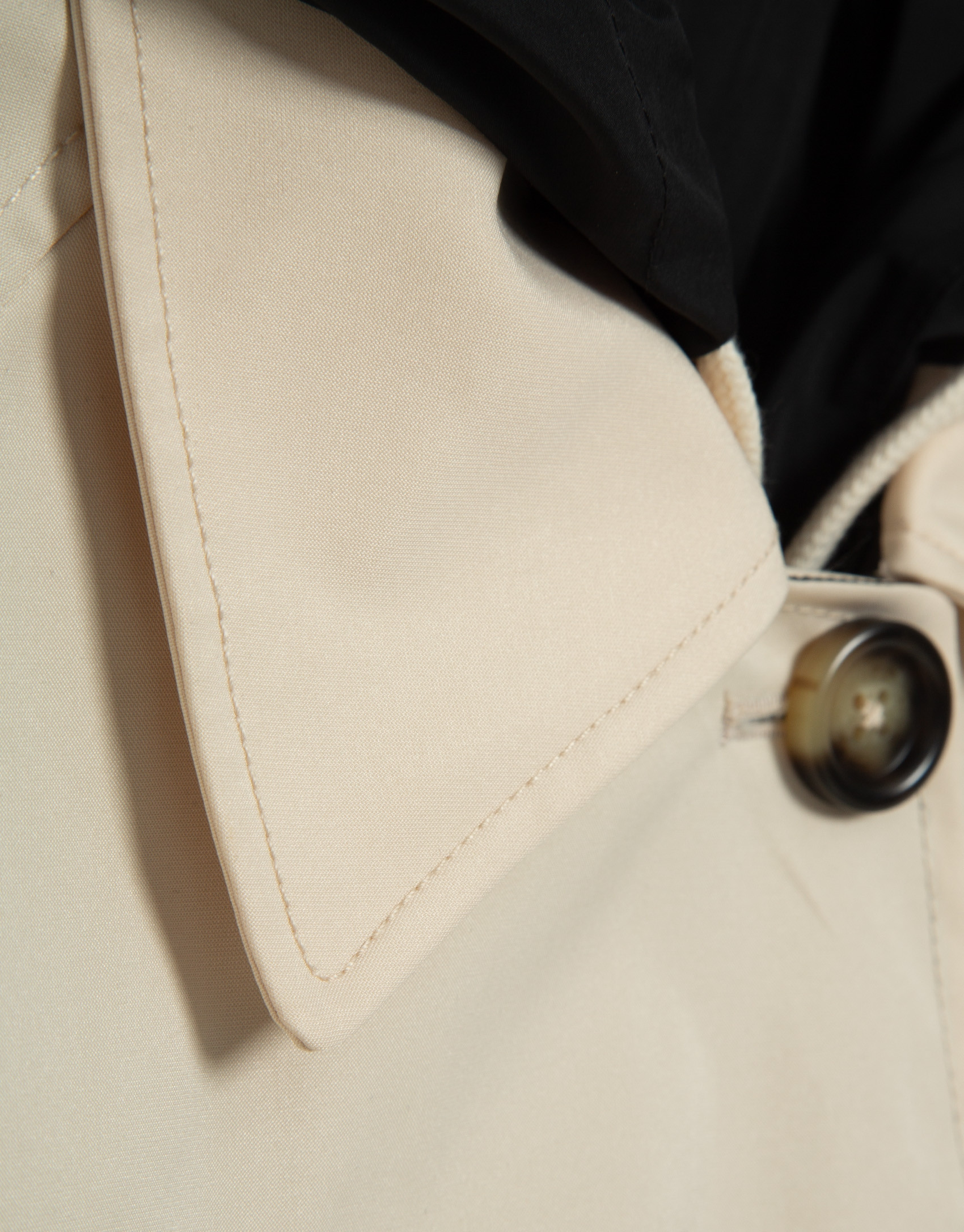 Reversible trench coat in camel/black - Woman | Roberto Verino