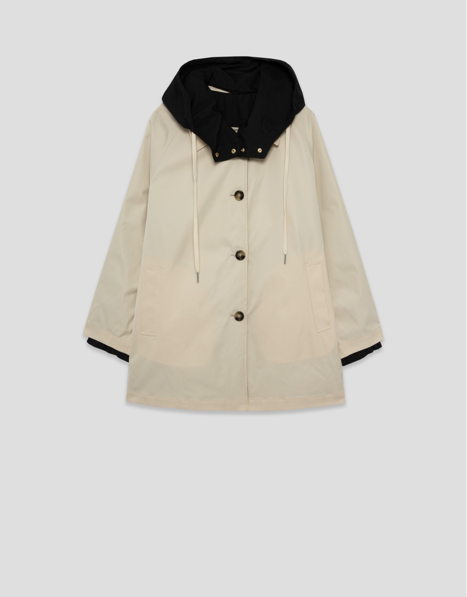 Trench reversible camel/negro - Mujer - PV2026 | Roberto Verino