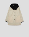 Reversible trench coat in camel/black - Woman | Roberto Verino