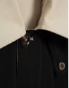 Reversible trench coat in camel/black - Woman | Roberto Verino
