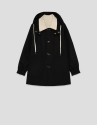 Reversible trench coat in camel/black - Woman | Roberto Verino
