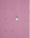 Pink bobble knit short jacket with appliqués | Roberto Verino