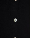 Short black bobble knit jacket - Woman - SS2026 | Roberto Verino