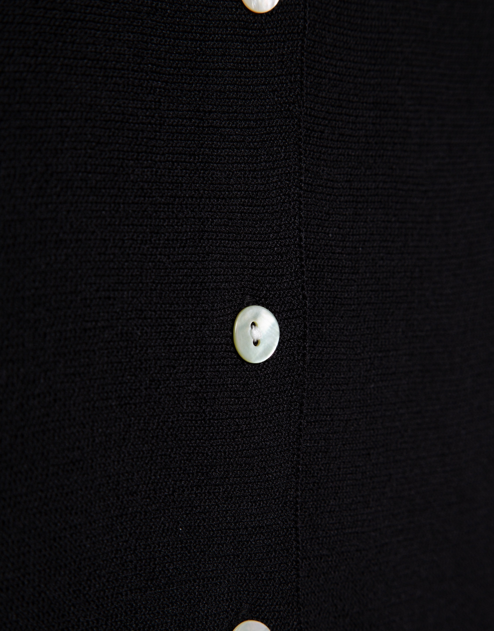 Short black bobble knit jacket - Woman - SS2026 | Roberto Verino
