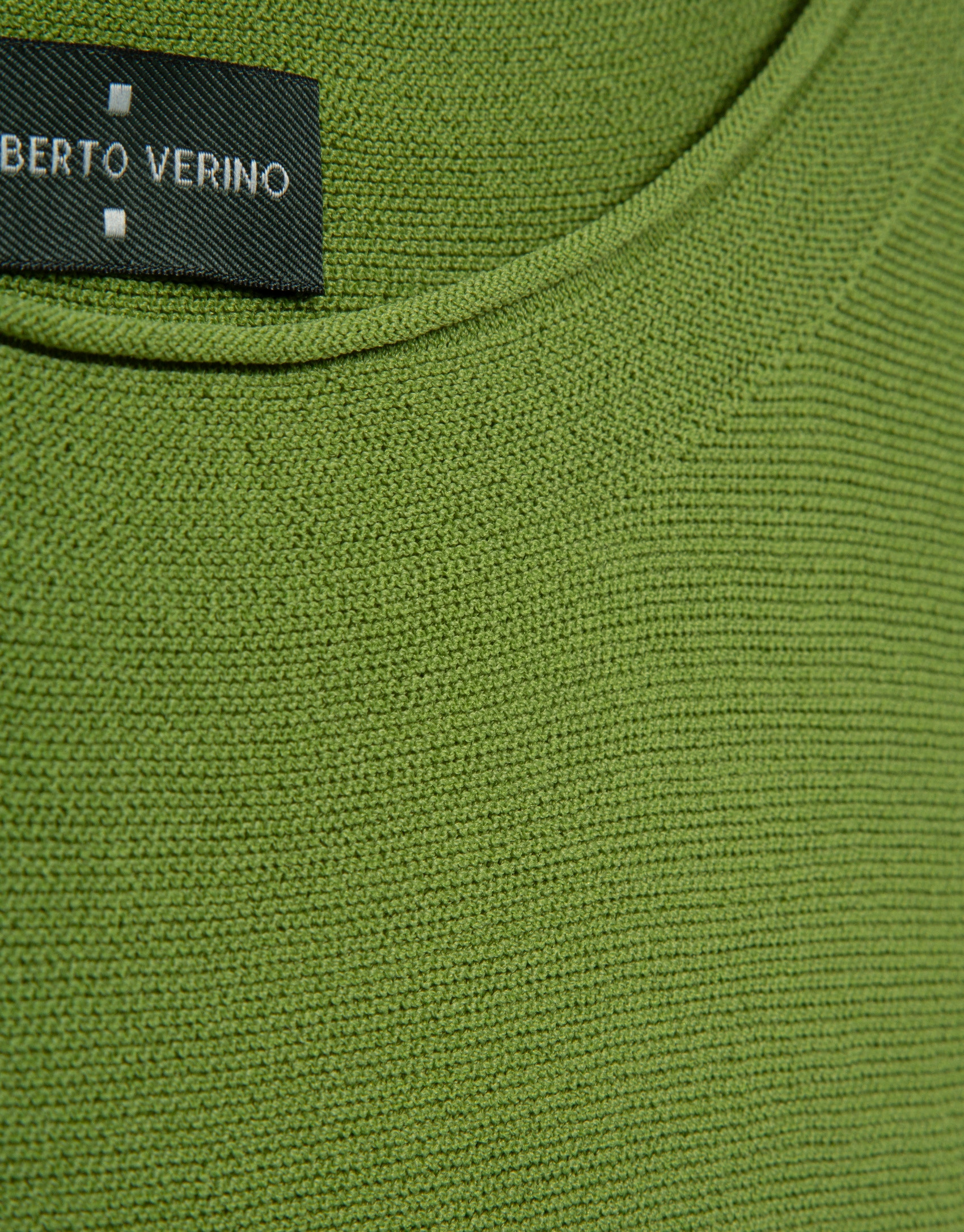Green fine knit batwing sleeve jumper - Woman | Roberto Verino