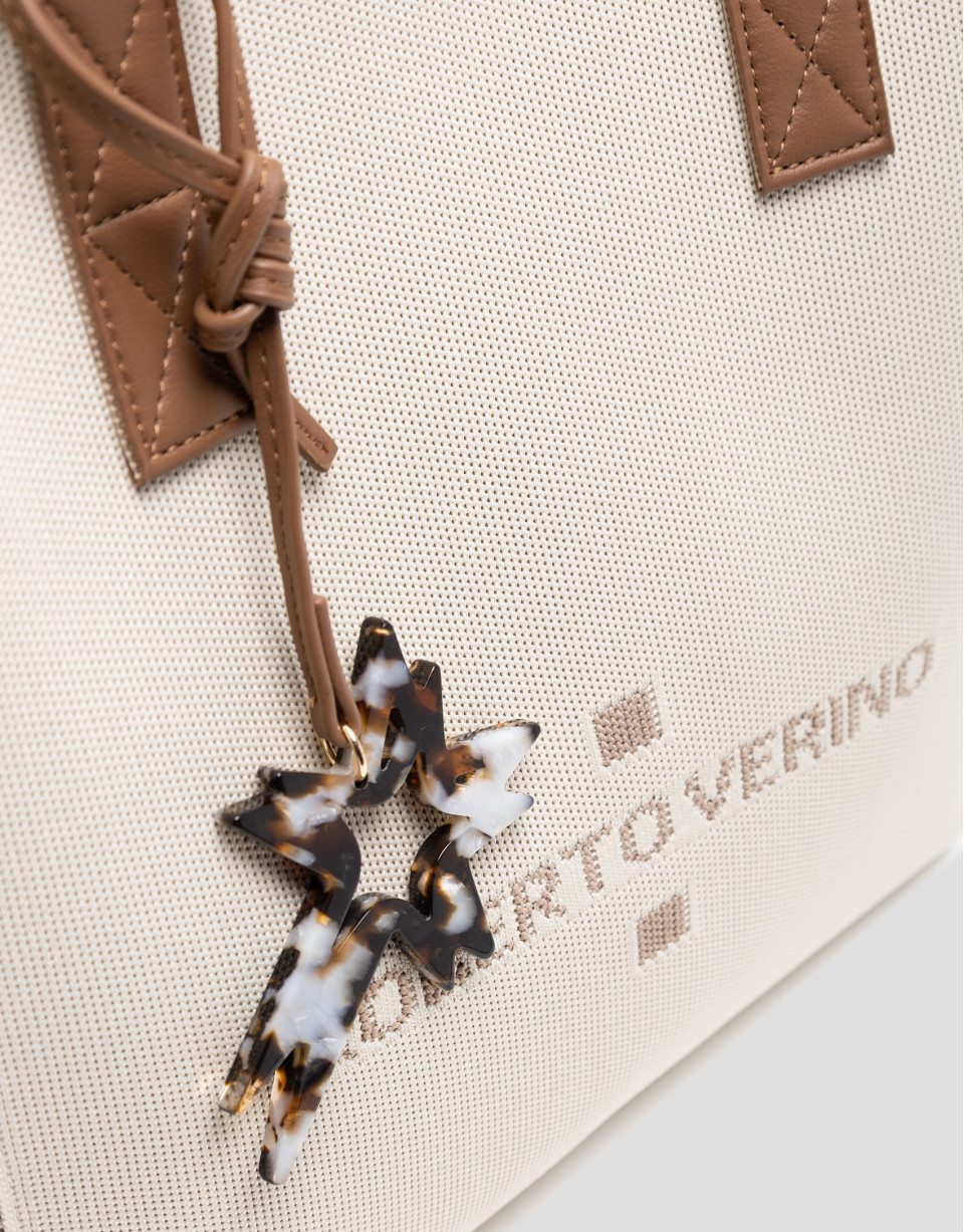 Bolso de hombro Zendaya Hobo Midi punto crudo | Roberto Verino