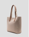 Zendaya Hobo Midi shoulder bag in beige knit | Roberto Verino