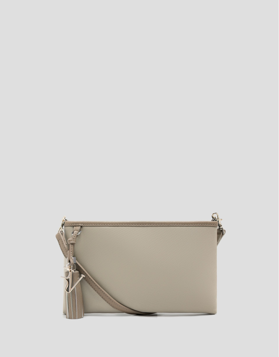 Bolso de hombro Dafne Messenger nailon beige | Roberto Verino