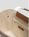 Bolso de hombro Zendaya Hobo Midi punto beige | Roberto Verino