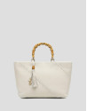 Bolso de mano Clara Satchel piel crudo - Mujer | Roberto Verino