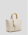 Bolso de mano Clara Satchel piel crudo - Mujer | Roberto Verino