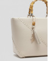 Bolso de mano Clara Satchel piel crudo - Mujer | Roberto Verino