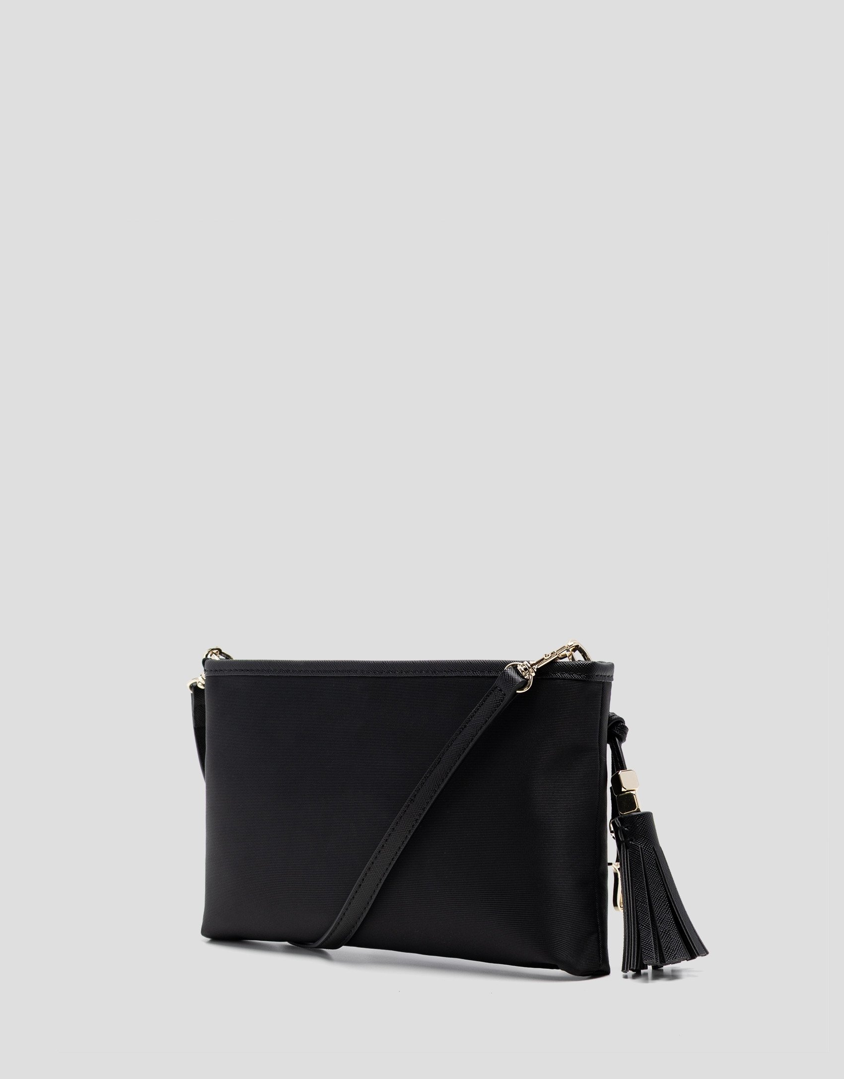 Bolso de hombro Dafne Messenger nailon negra | Roberto Verino