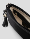 Bolso de hombro Dafne Messenger nailon negra | Roberto Verino