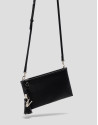 Bolso de hombro Dafne Messenger nailon negra | Roberto Verino