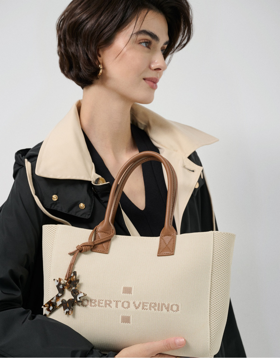 Bolso de mano Zendaya Satchel punto crudo | Roberto Verino