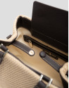 Bolso Vera Bucket beige y piel marrón - Mujer | Roberto Verino