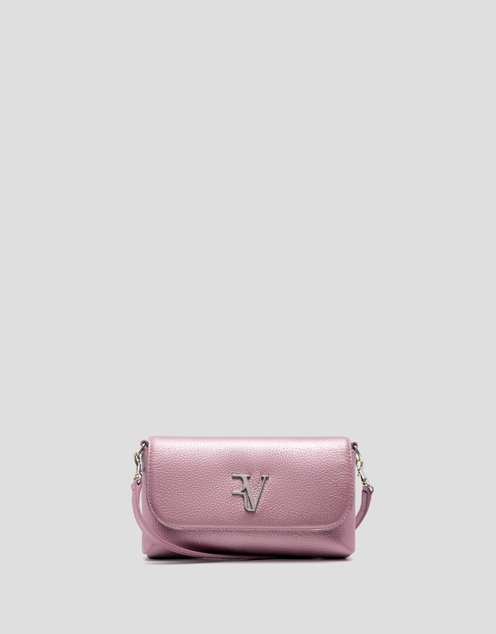 Rita Metal pink handbag - Woman - SS2026 | Roberto Verino