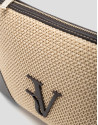 Vera Messenger bag in beige and brown leather | Roberto Verino