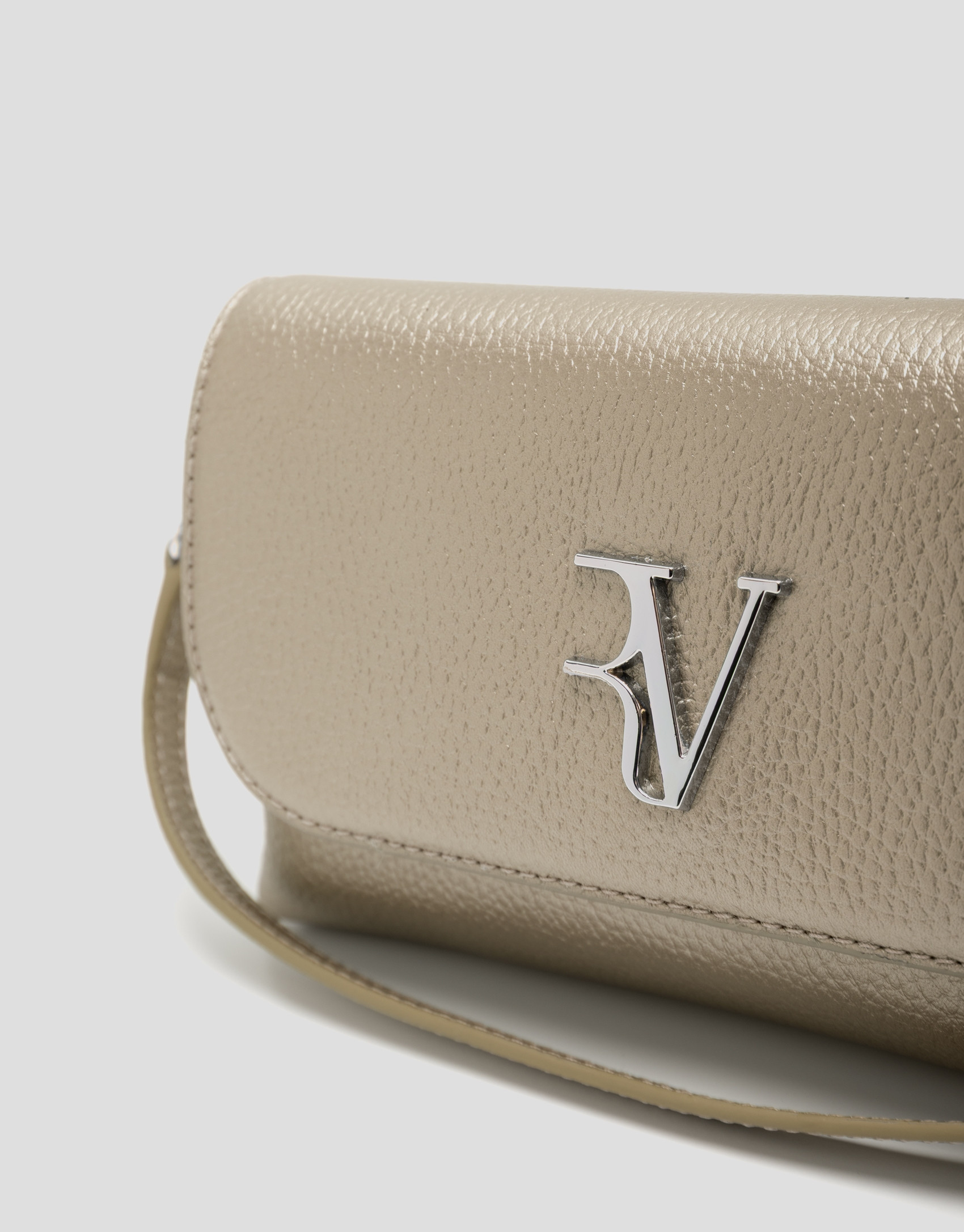 Bolso de mano Rita Metal dorado - Mujer | Roberto Verino