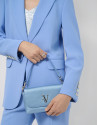 Bolso de mano Rita Metal azul - Mujer - PV2026 | Roberto Verino