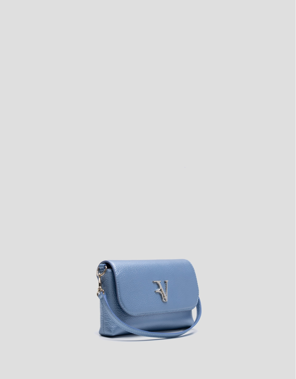 Rita Metal blue handbag - Woman - SS2026 | Roberto Verino