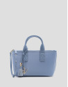 Dafne Mini light blue nylon handbag - Woman | Roberto Verino