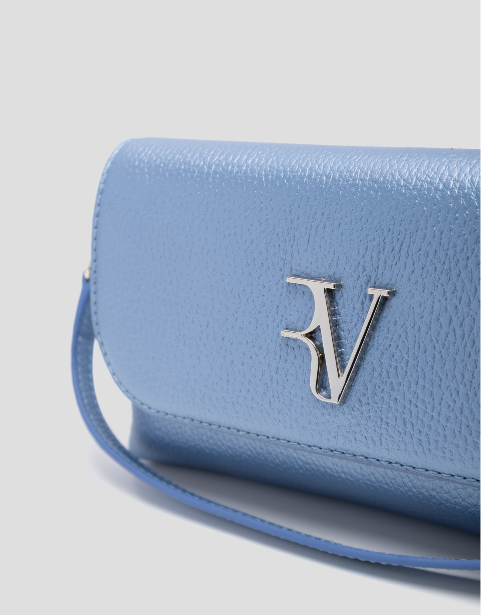 Bolso de mano Rita Metal azul - Mujer - PV2026 | Roberto Verino