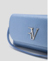 Rita Metal blue handbag - Woman - SS2026 | Roberto Verino