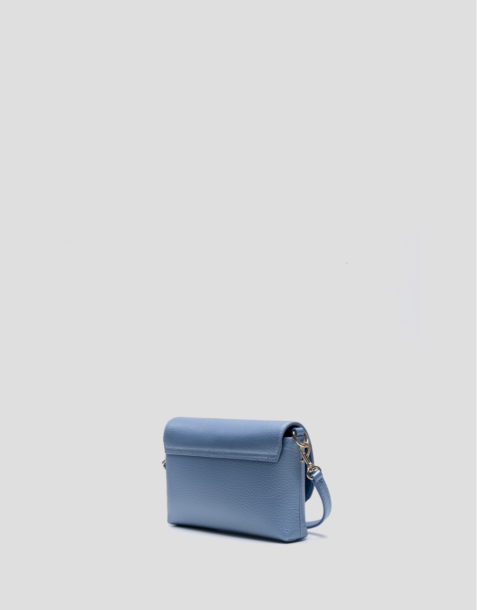 Bolso de mano Rita Metal azul - Mujer - PV2026 | Roberto Verino