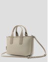 Dafne Mini beige nylon handbag - Woman - SS2026 | Roberto Verino