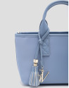 Bolso de mano Dafne Mini nailon azul claro | Roberto Verino
