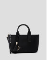 Bolso de mano Dafne Mini nailon negra - Mujer | Roberto Verino