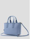 Dafne Mini light blue nylon handbag - Woman | Roberto Verino