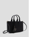 Bolso de mano Dafne Mini nailon negra - Mujer | Roberto Verino