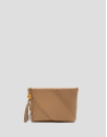 Clara Messenger camel leather shoulder bag | Roberto Verino