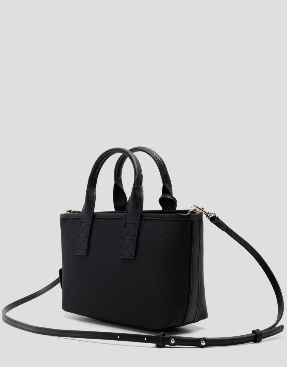 Bolso de mano Dafne Mini nailon negra - Mujer | Roberto Verino