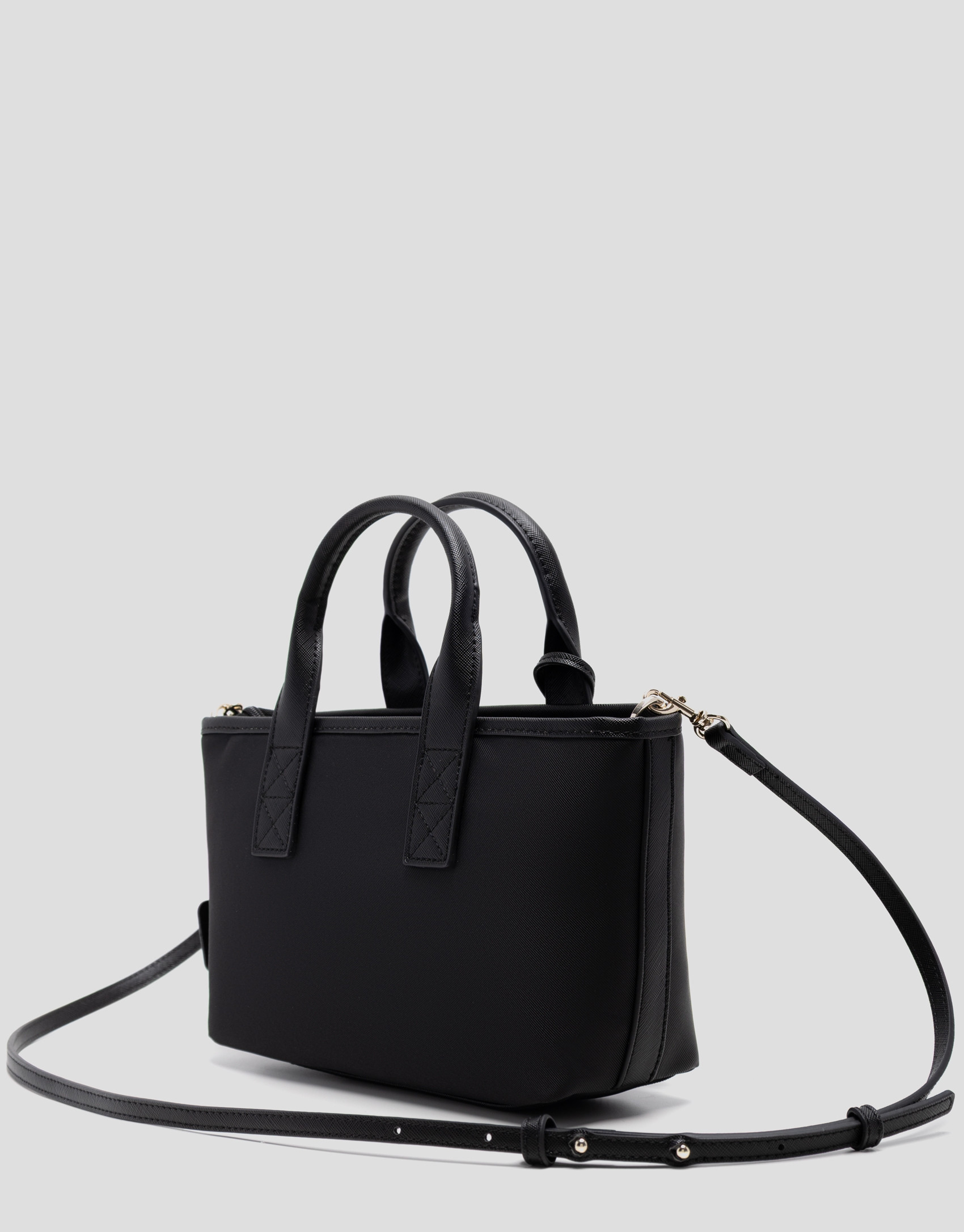 Bolso de mano Dafne Mini nailon negra - Mujer | Roberto Verino