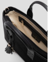 Bolso de mano Dafne Mini nailon negra - Mujer | Roberto Verino