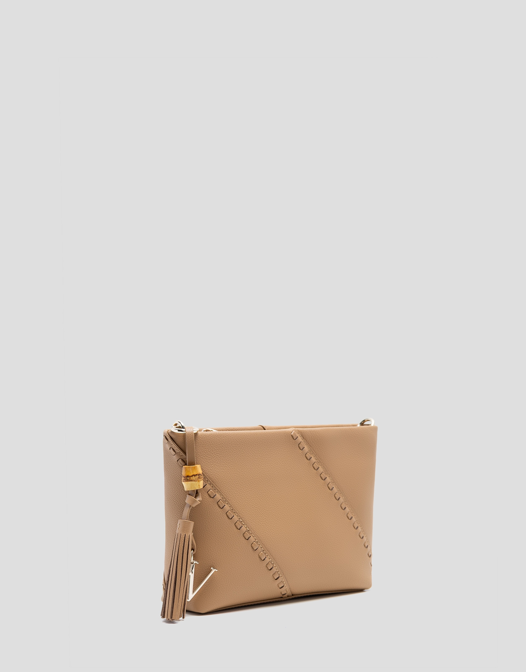 Bolso bandolera Clara Messenger piel cámel | Roberto Verino