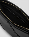 Bolso bandolera Clara Messenger piel negra | Roberto Verino