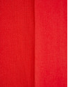 Red linen blend straight trousers - Woman | Roberto Verino