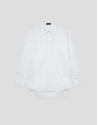 Camisa oversize lino blanca - Mujer - PV2026 | Roberto Verino