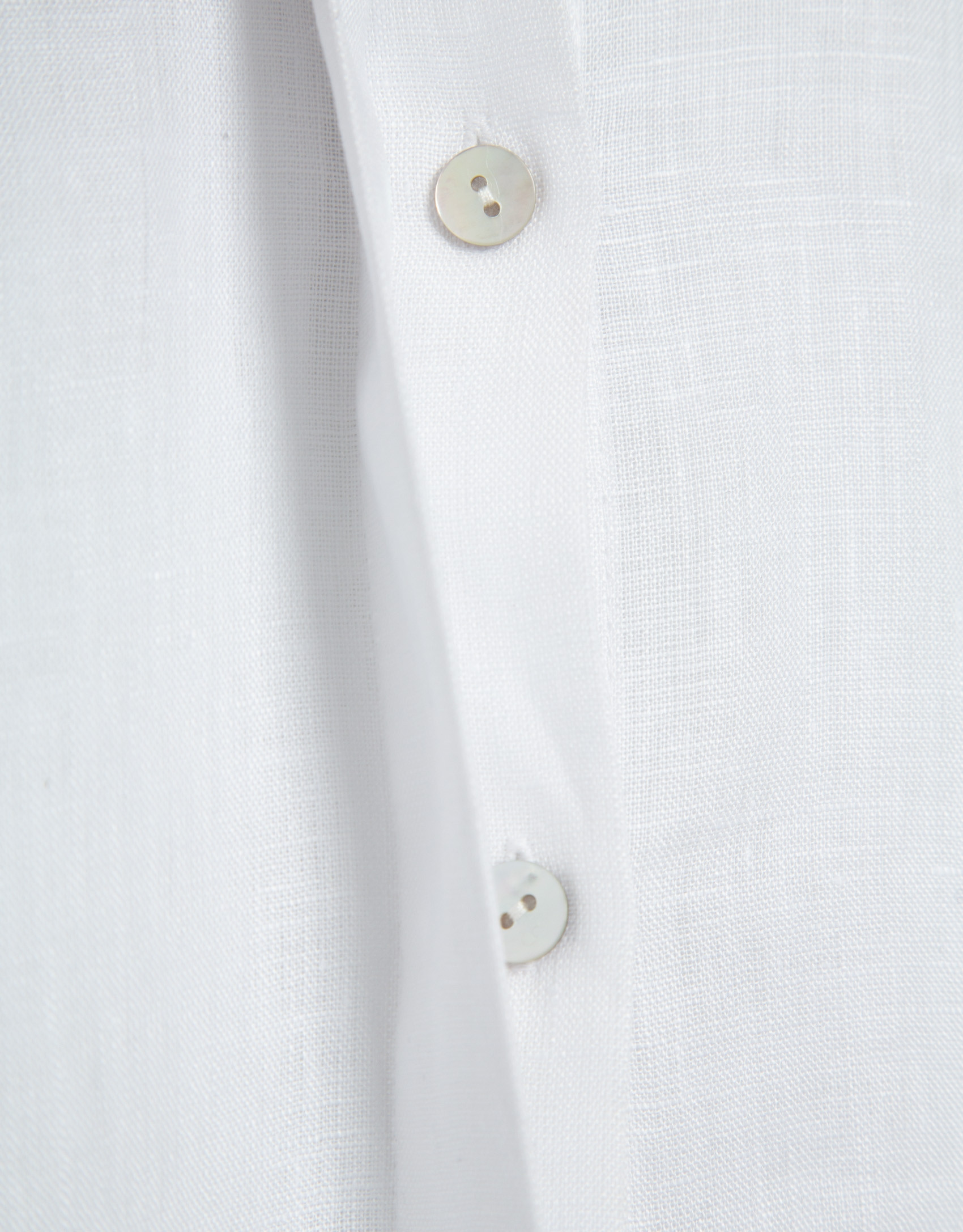 Camisa oversize lino blanca - Mujer - PV2026 | Roberto Verino