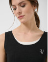 Tank top negro y blanco - Mujer - PV2026 | Roberto Verino