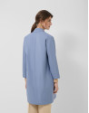 Abrigo gabardina oversize azul - Mujer - PV2026 | Roberto Verino