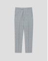 Pantalón separate cuadros tonos grises  | Roberto Verino