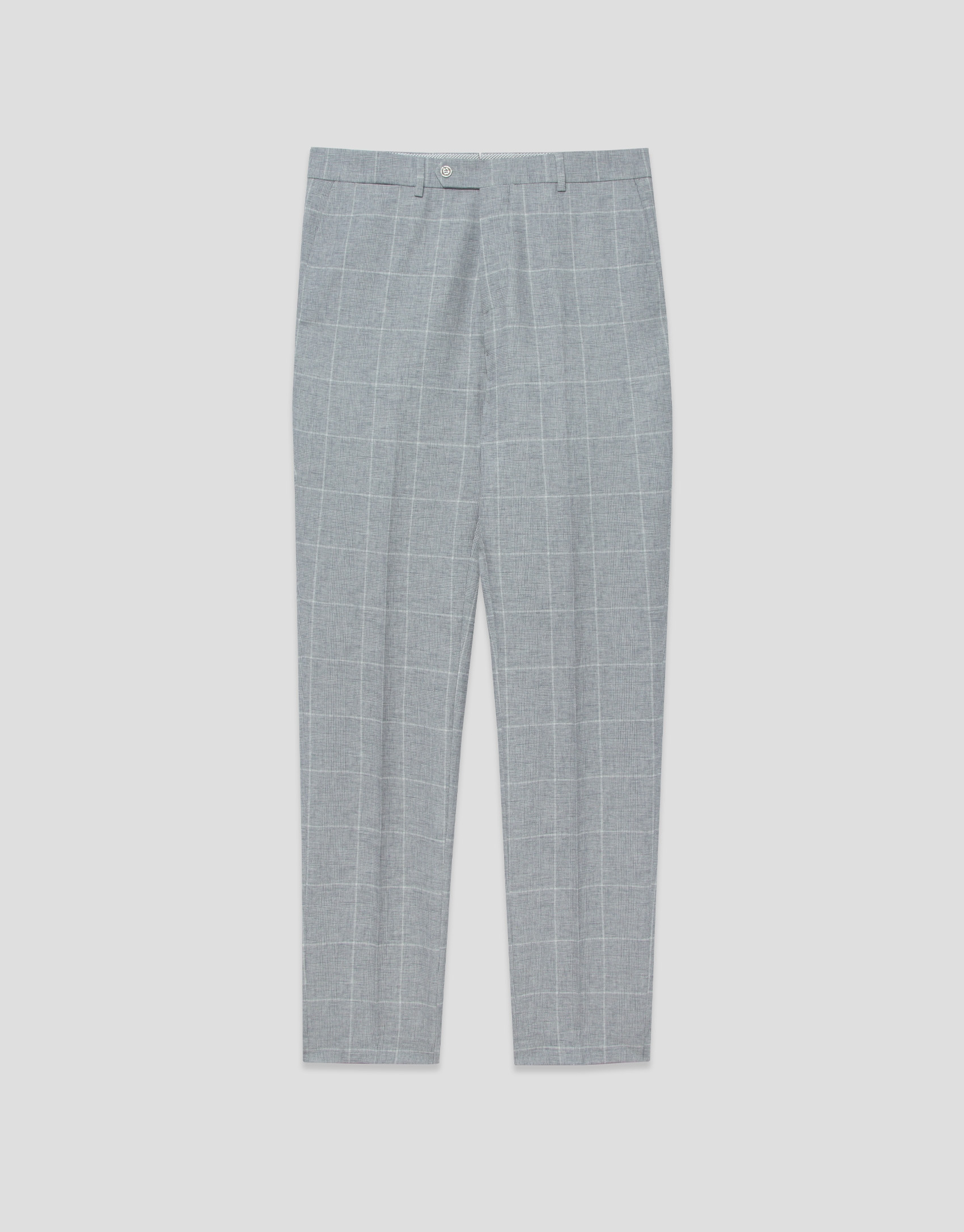 Separate grey checked trousers - Man - SS2026 | Roberto Verino