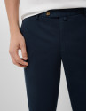 Navy blue dyed chino trousers - Man - SS2026 | Roberto Verino