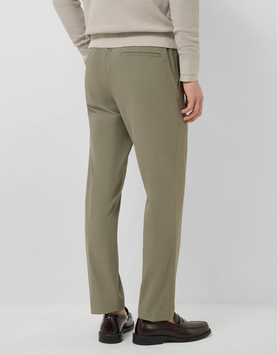 Pantalón separate técnico caqui - Hombre | Roberto Verino